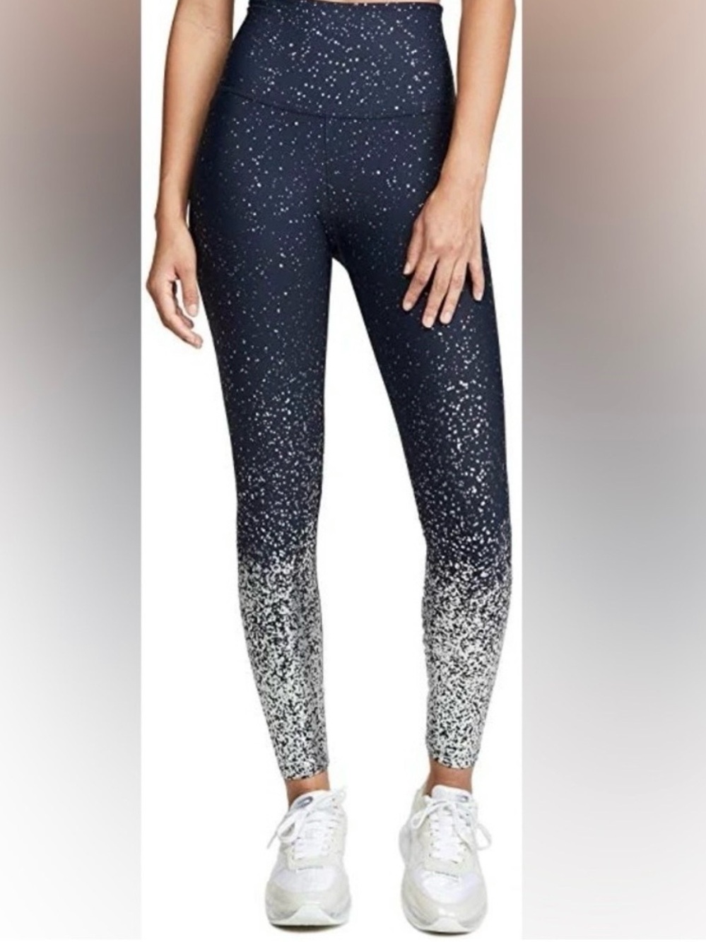 Beyond Yoga Navy Blue Ombre Speckle Leggings